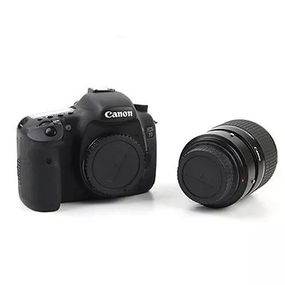 Cover Lens Camera Body REAR Cap FOR CANON EOS 1DX 1D 1Ds 7D 5D 60D 50D 40D 30D • £1.19