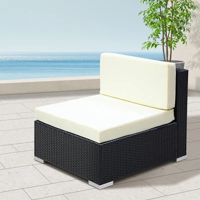 $366.75 • Buy Gardeon 3 PCS Outdoor Furniture Lounge Setting Wicker Sofa Set Rattan Patio