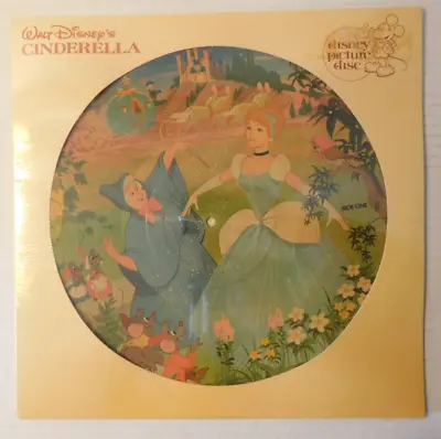 SEALED 1981 Disney Picture Disc LP  Cinderella  Disneyland Vista Records 3107 • $65