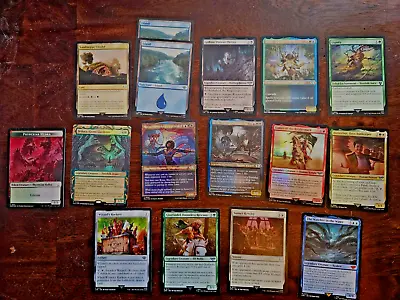 Magic The Gathering Lord Of The Rings Cards. Borderless Holo 15 Card Lot • $9