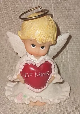 Vintage Ruth Morehead Holly Babes Angel Heart  Be Mine  Figurine 3.5  • $7.99