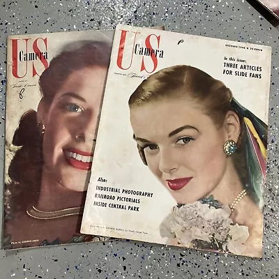Us Camera Magazine Lot Of 2 1948 • $6