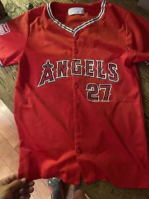 Vladimir Guerrero Sr Authentic Hand Signed Pro Style Jersey. Anaheim Angels HOF • $49.99