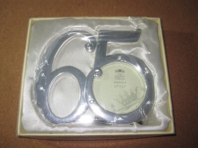 £5.99 • Buy 1 X 65th Birthday Photo Frame, Great Gift , Bnib.