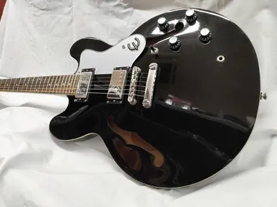 EPIPHONE DOT BP BLACK PEARL Electric Guitar Used • $635.53