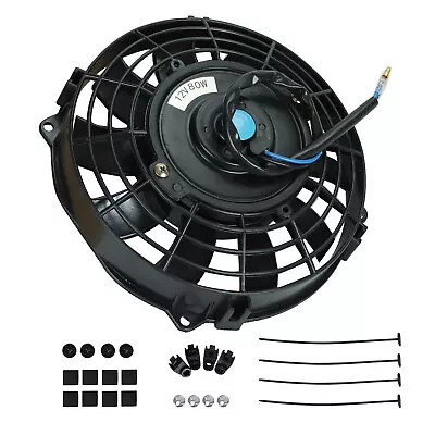 7  Inch Universal Slim Fan Push Pull Electric Radiator Cooling 12V Mount Kit • $20.99