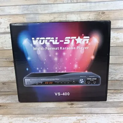£64.99 • Buy Vocal-Star VS-400 HDMI Karaoke Machine CDG DVD MP3 2 Microphones (New)