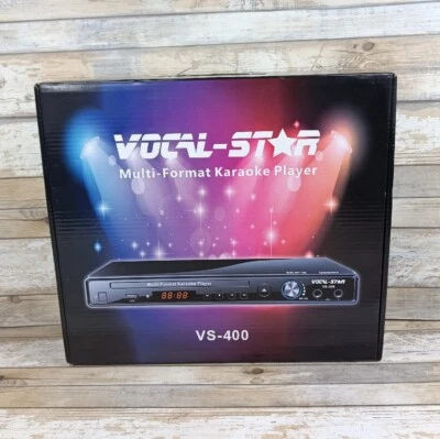 £64.99 • Buy Vocal-Star VS-400 HDMI Karaoke Machine CDG DVD MP3 2 Microphones (New)