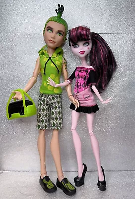 Monster High Scaris City Of Frights Deuce Gorgon And Draculaura Dolls Mattel • $40.05