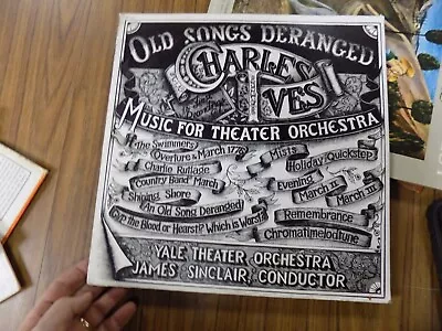 Record Album Classical Charles Ives Old Songs Deranged Yale Theater • $12.95