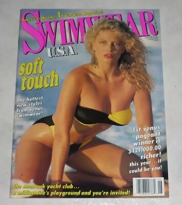 CANDICE DALY SWIMWEAR USA Magazine June 1990 HI GRADE! Venus Swimsuits • $69.99