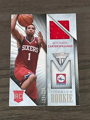  2013-14 Panini Titanium Rookie Jersey Michael Carter-Williams #31 Philadelphia  • $7.95