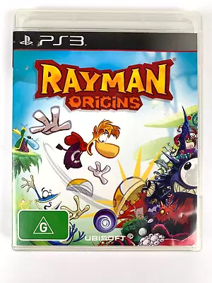 Rayman Origins + Manual - Sony PlayStation 3 PS3 VGC PAL Complete + Free Postage • $14.99