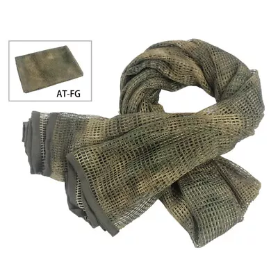 Military Tactical Scarf Sniper Veil Camo Mesh KeffIyeh Sniper Face Scarf Veil Sh • $18.75