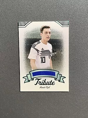 2023 Futera Soccer MESUT OZIL TRIBUTE Game Used Jersey Green /15! • $0.99