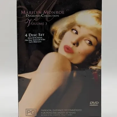 Marilyn Monroe Diamond Collection Volume 3 DVD Set Brand New And Sealed Region 4 • $29.95