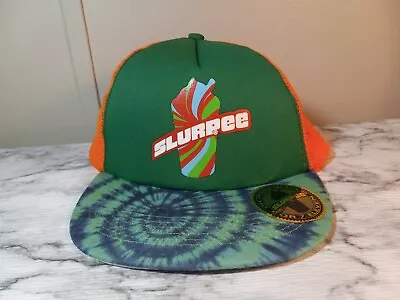 Slurpee Tye Dye Baseball Trucker Cap Mesh Snapback Adjustable Hat Cap 7-11 NWT • $10.95