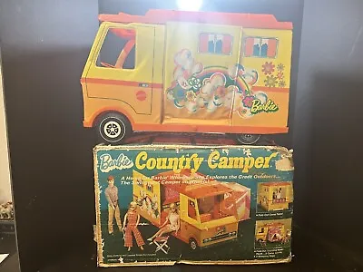 Vintage 1971 Barbie Country Camper Motor Home RV Toy • $34.95