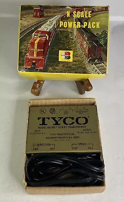 Vtg Tyco N Scale Model #899 T Hobby Transformer Power Pack 9VA 18VDC 20VAC • $19.99