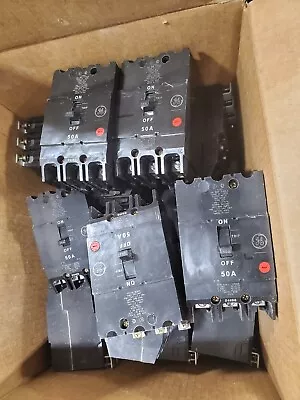 GE TEY350 3pole 50amp 480v Circuit Breaker Type TEY • $100