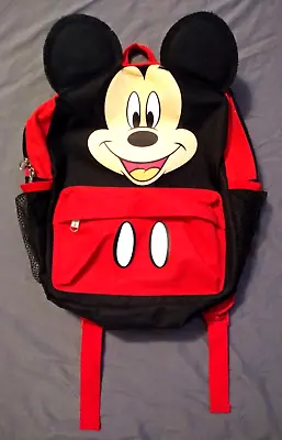 Disney Mickey Mouse Black And Red Small 12  School Backpack With Ears toddler • $12.99