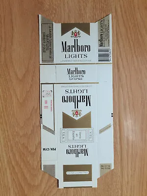 Opened Empty Cigarette Hard Pack--84 Mm-Spain-Marlboro • $1.50