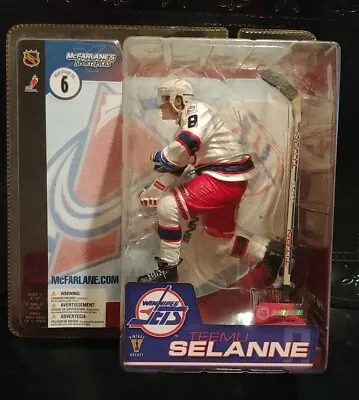 Mcfarlane Teemu Selanne Figure White Winnipeg Jets (Vintage) Jersey Series 6 NHL • $44.95