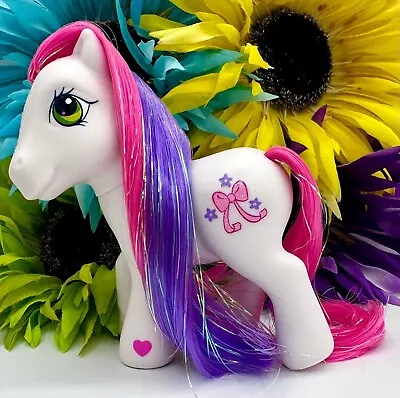 My Little Pony Cute Curtsey G3 Figure 5” Crystal Princess Pony 2005 Hasbro • $14
