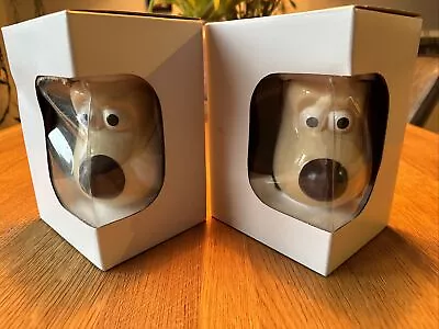 Two PG Tips  Wallace & Gromit Mug - Colour Changing Nose 2005 - Two New In Box. • £25