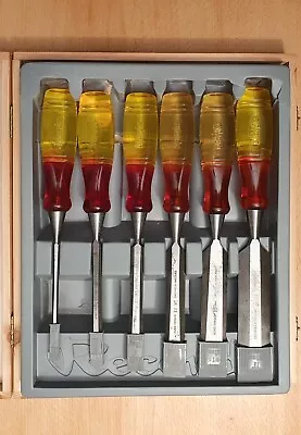 Marples Chisels Boxed Set Of 6 Record Marples Hand Forged In Sheffield England • $214.75