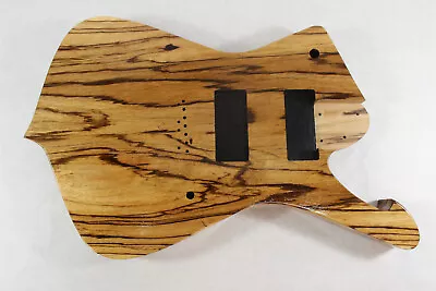 Finished Zebrawood 7 String Iceman Guitar Body - Fits Ibanez UV RG Necks  J1475 • $449.99