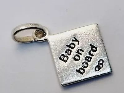 Links Of London Baby On Board Charm Sign Vintage Silver Assay • £19.99