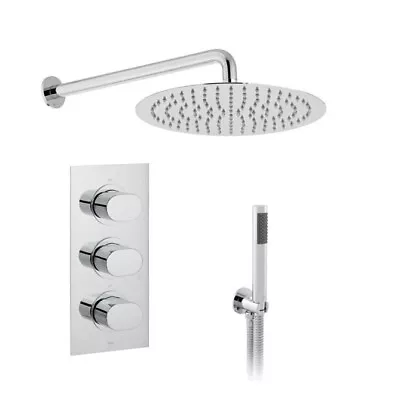 Vado Life Complete Shower Kit  2 Outlet Thermostatic  Valve  300 Head Rrp £1100 • £435