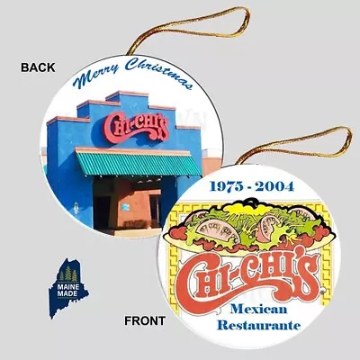 CHI CHIS Christmas Ornament - Collectible Vintage Defunct Mexican Restaurant • $6.99