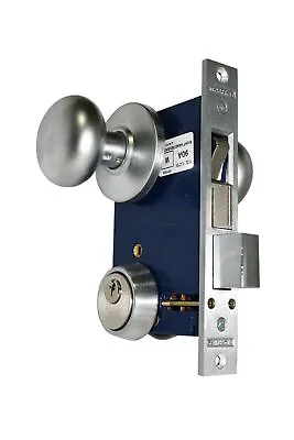 Marks 22AC RHR Satin Chrome Double Cylinder Iron Gate Ornamental Mortise Lock... • $155.02