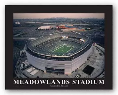 NY Jets At New Meadowland Stadium Inaugural Season Mike Smith Aerial Views 8x12 • $15.14