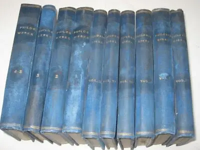 1890 10 Volume Complete Works Of PHILO OF ALEXANDRIA Die Werke Philos Von Alexan • $49.99