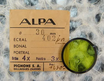 Alpa 30mm #402 Yellow-Green Filter For ZoomarKilfitt 40mm F2.8  .......... LN • $90