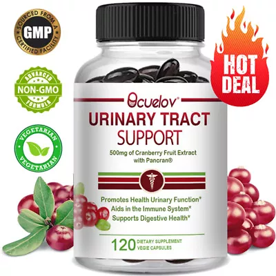 Cranberry 12000mg - Urinary Tract Support With Manna 120 Vegetarian Capsules UK • £13.06