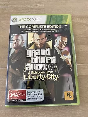 Grand Theft Auto IV COMPLETE EDITION + MAP Xbox 360 Xbox One GTA 4 • $30