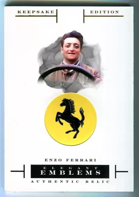 2023 Keepsake Premium Edition Enzo Ferrari Emblem Card A41 137 • $90