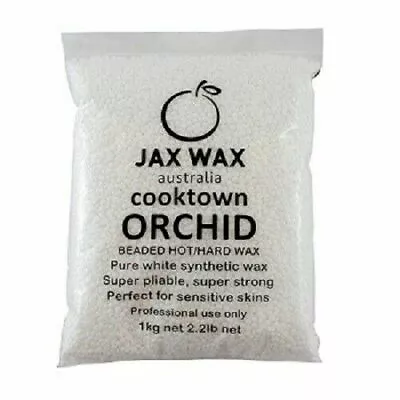 $34.45 • Buy Jax Wax Premium Cooktown Orchid Beaded Hot Wax 1kg Waxing Hair Removal Adam Eve