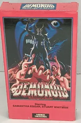 Vtg VHS 1988 Demonoid: Messenger Of Death! Movie Cult Horror Video Treasures  • $25.99