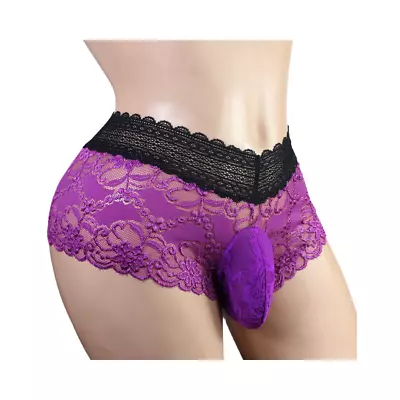 Sissy Pouch Panties Skirted Thong Bikini Girly Underwear  For  Man Sz  32 -34  G • $4.99