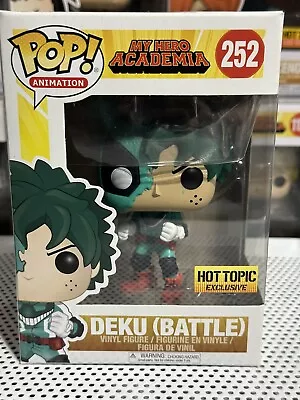 Funko Pop Animation My Hero Academia #252 Deku Battle Hot Topic Exclusive • $4.99