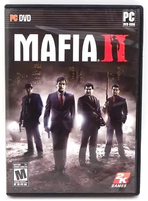Mafia II Gangster Action Shooting PC DVD-ROM Video Game By 2K Games 2010 • £16.88