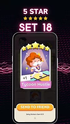 *Sale🔥Monopoly Go 5 Star🌟- Tycoon Hustle (Quick Send) • $5.70