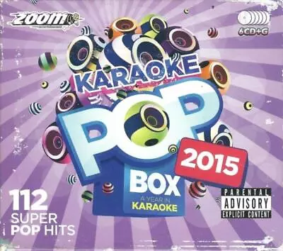 Various - Zoom Karaoke Pop Box 2015 CD (N/A) Audio Quality Guaranteed • £19.23