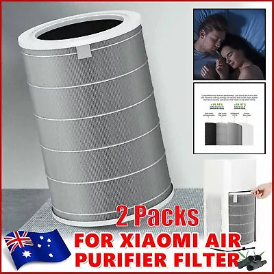 2Packs Filter HEPA Replacement For Xiaomi Mi Air Purifier 2 2C 2H 2S 3 3C 3H Pro • $56.99