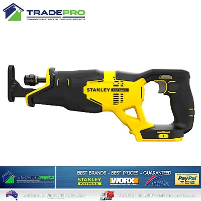 Stanley® Fatmax 18V Cordless Recipro Saw Reciprocating Cut SFMCS300B Tool Only • $194